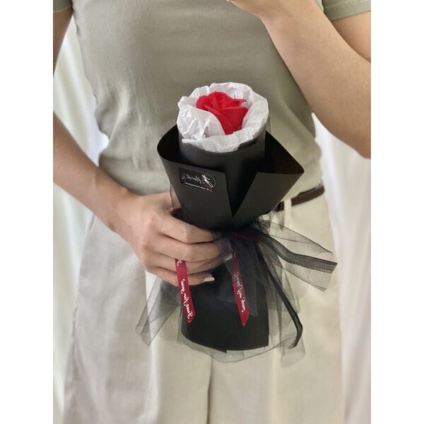 Soap Flowers Bouquet (Single Stalk Rose) - Image 2