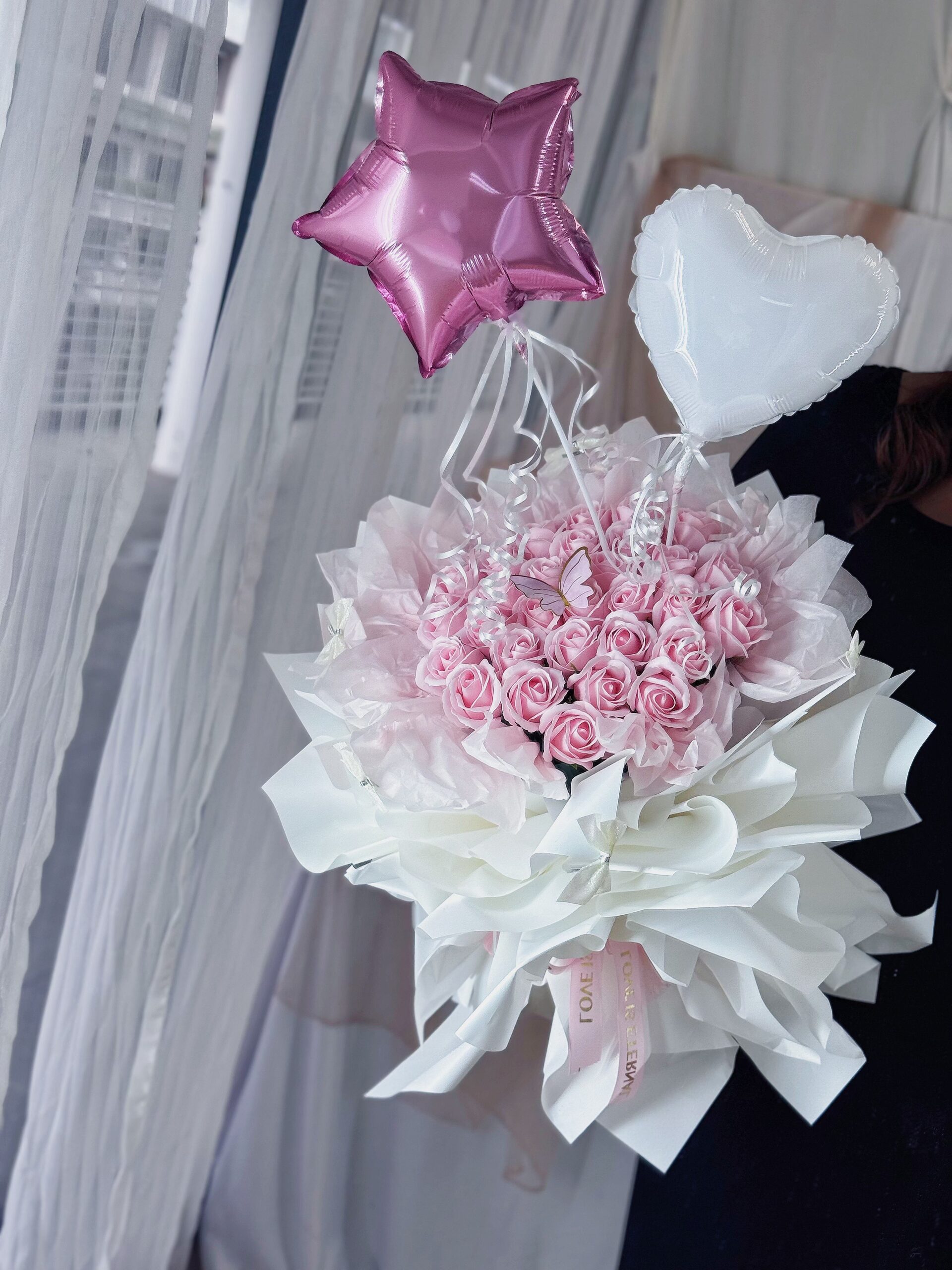 Sweet Blush Delight (Soap Flower) - Image 2