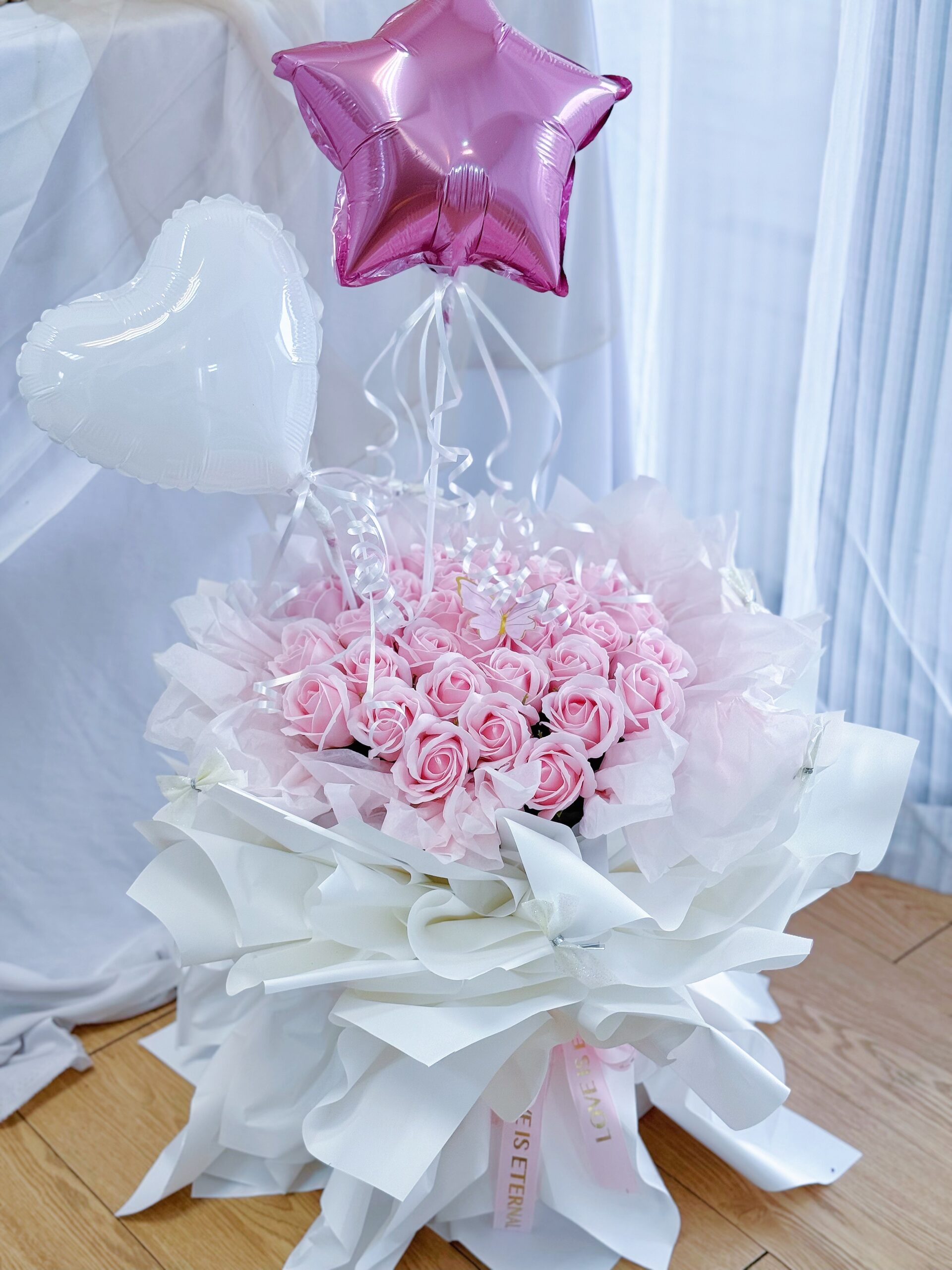 Sweet Blush Delight (Soap Flower)