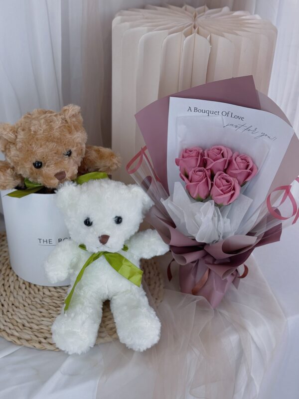 Cuddles & Blooms (Soap Flower) - Image 2