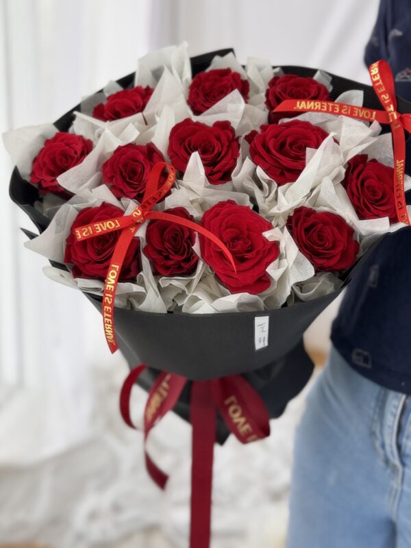 Velvet Mocha Rose Cappuccino (Fresh Flower) - Image 4