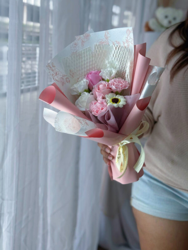 Petal Whisper Bouquet (Soap Flower)