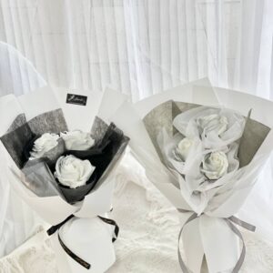 Monochrome Muse (Soap Flower)