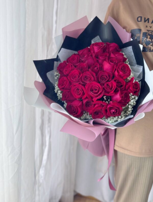 99 Roses of Love (Fresh Flower) - Image 2