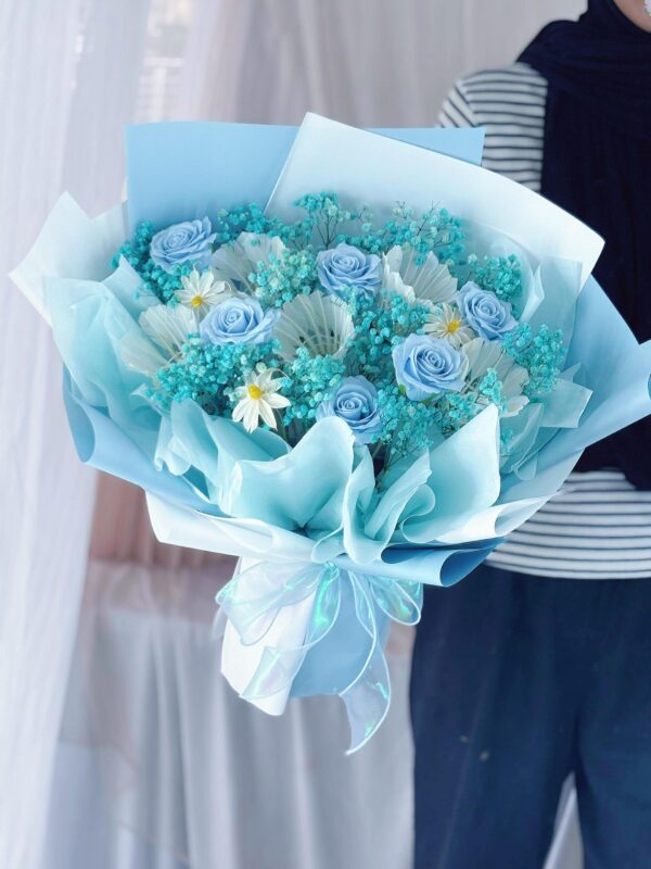 Sky Blue Whisper (Soap Flower)