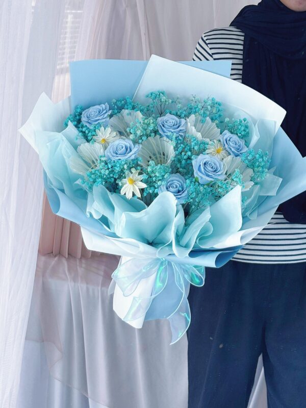Sky Blue Whisper (Soap Flower) - Image 2