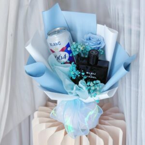 Bleu & Blanc (Soap Flower)