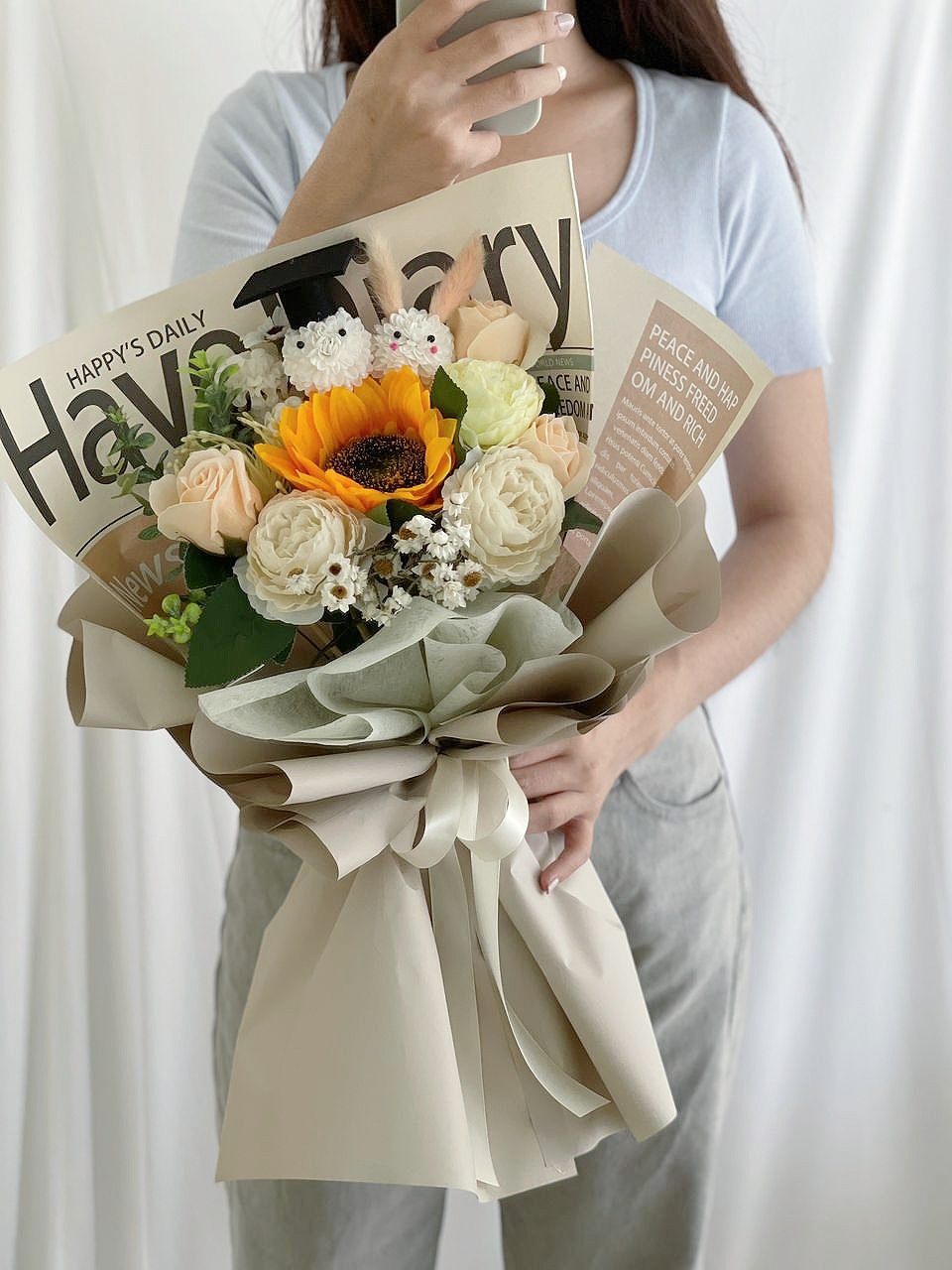 Cheers to Knowledge (Soap flower)