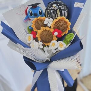 Stitched Success (Crochet Bouquet)