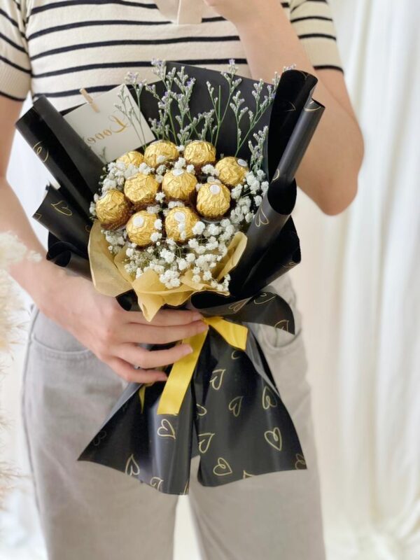 ChocoBloom Delight (Fresh Flower) - Image 2