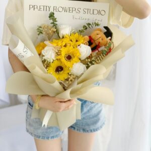 Golden Scholar Bloom (Soap Flower)
