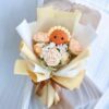 Peachy Stitched (Crochet Bouquet)