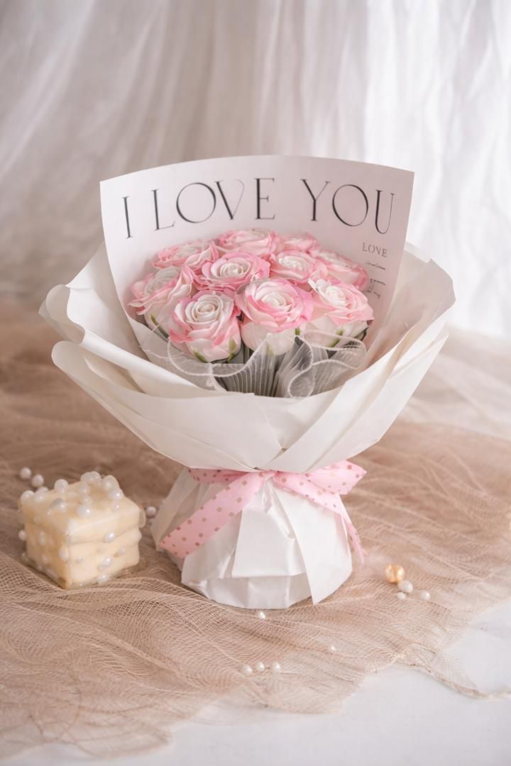 I Love You (Soap Flower) - Image 4