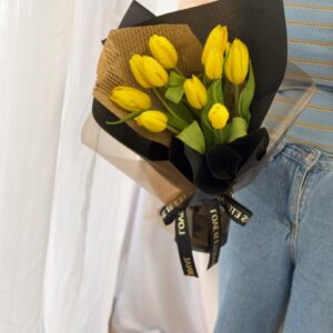 Midnight Sun Tulips (Fresh Flower)