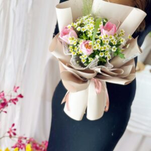 Pink Meadow Charm (Fresh Flower)