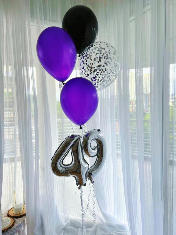Royal Noir (Helium Balloon)