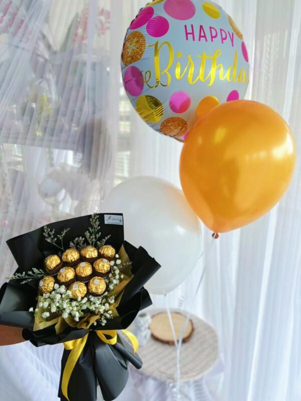 Golden Bliss (Helium Balloon)