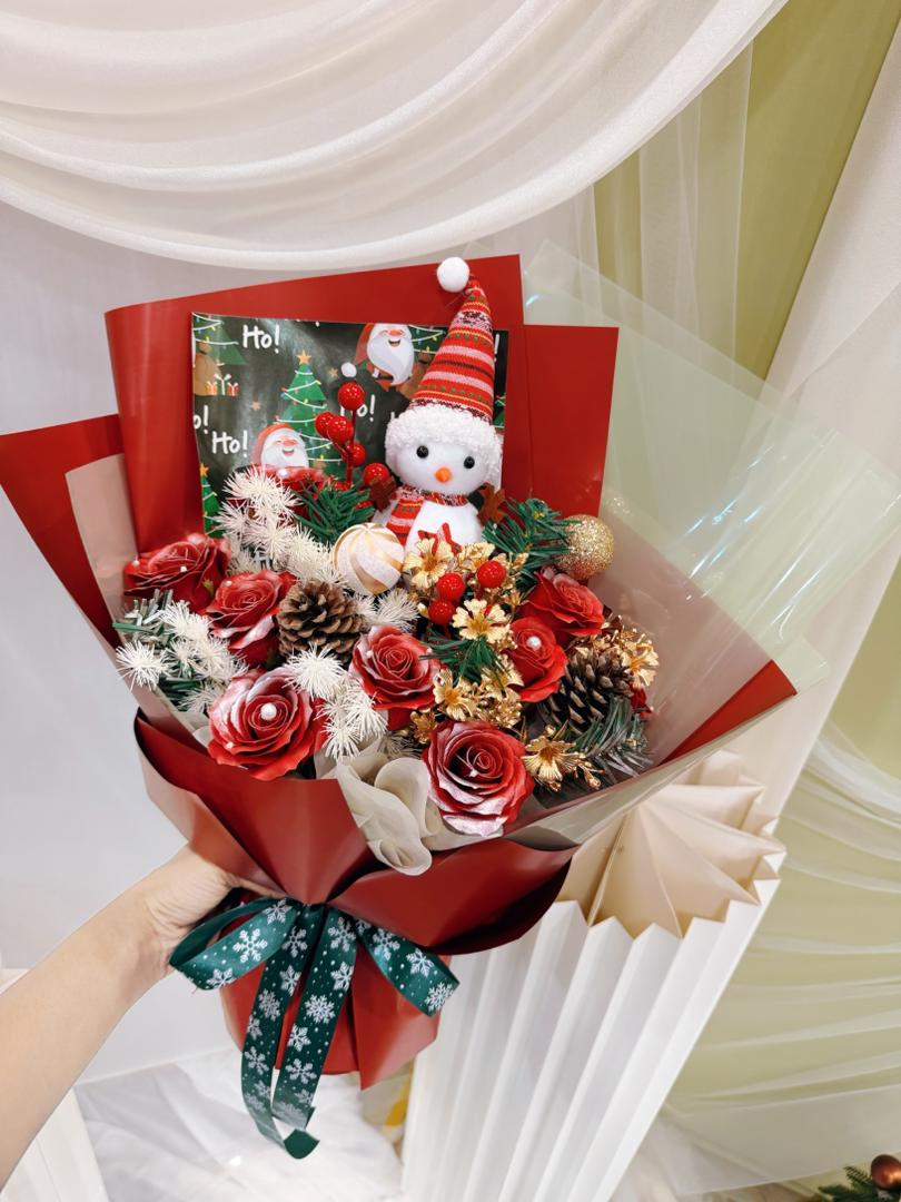 Snowy Christmas Noel (Soap flower) - Image 2