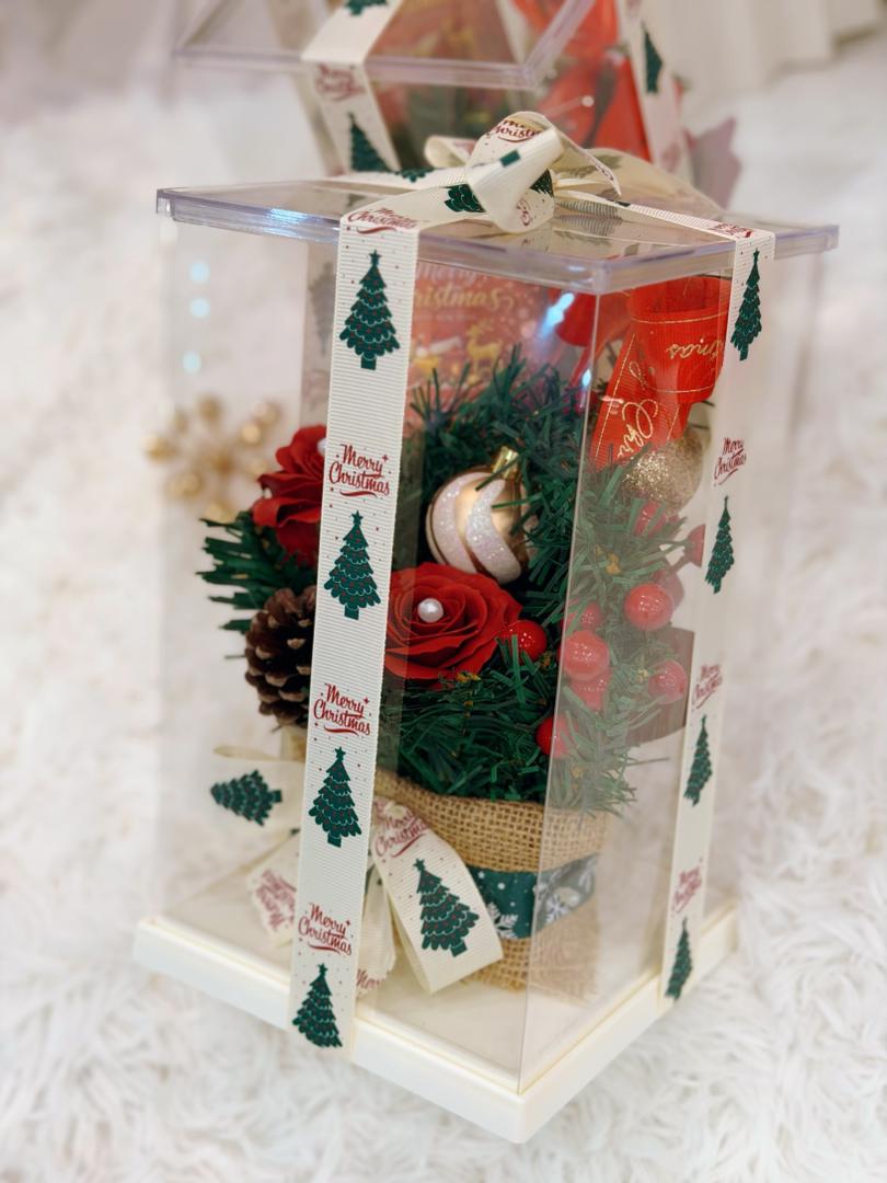 Crystal Noel Christmas Box (Soap flower)