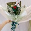 Jolly Christmas Snowman (Fresh flower)