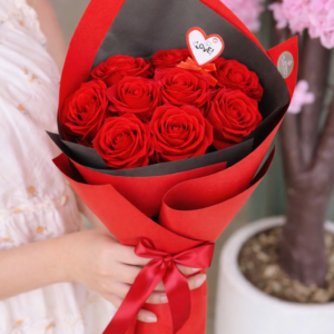 One for My Heart Red (Soap Flower)