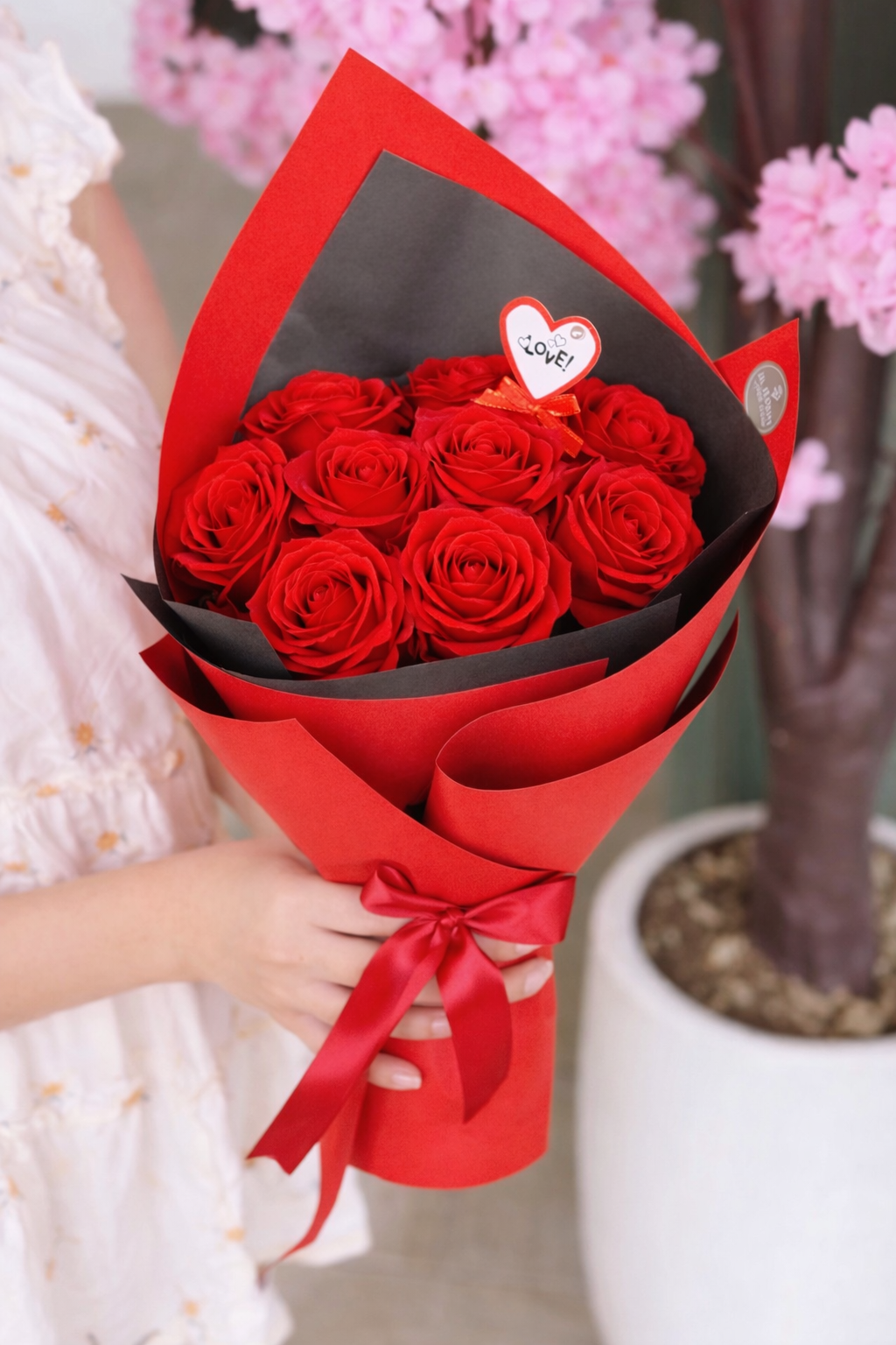 One for My Heart Red (Soap Flower)