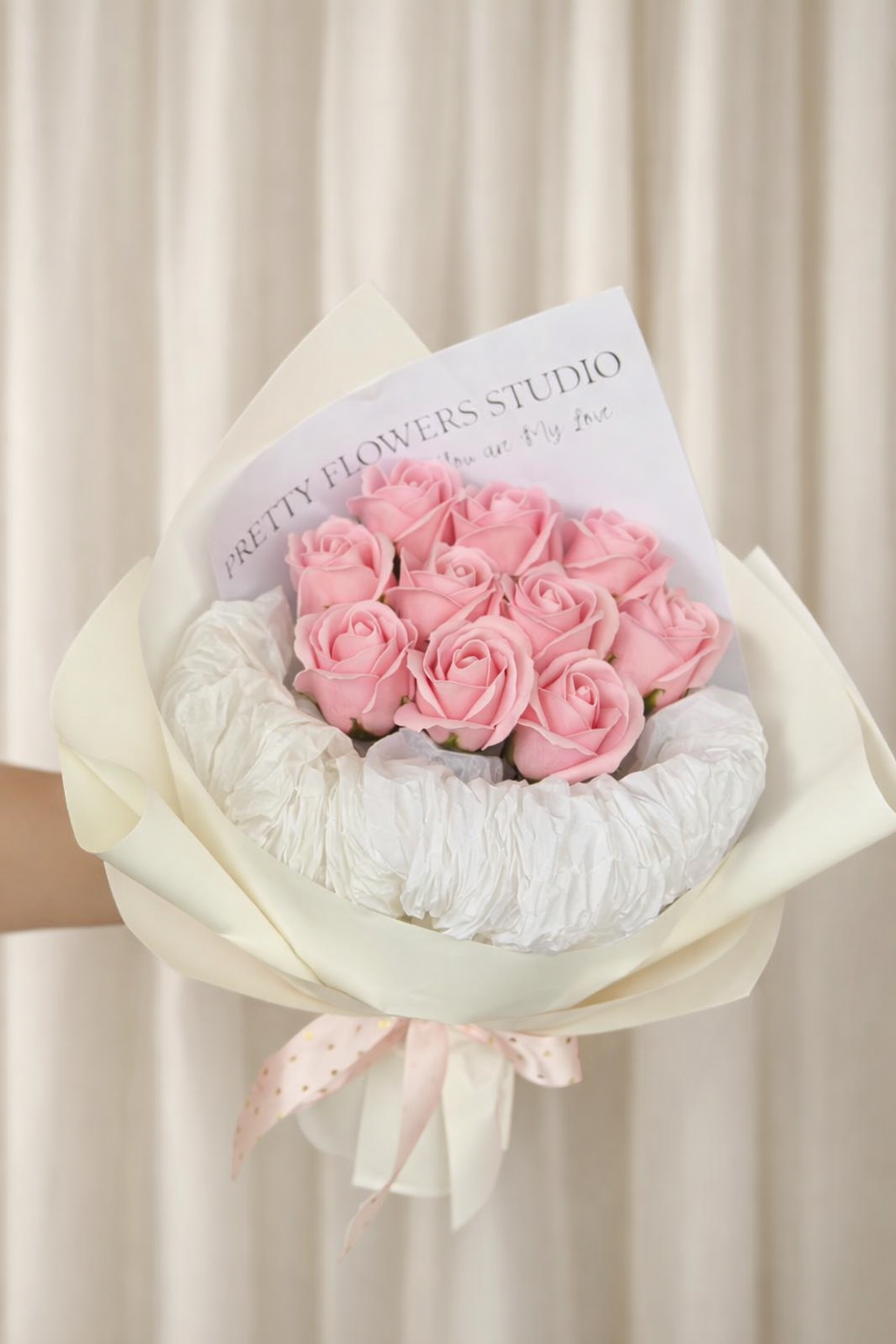 Pink Silent Promise 2 (Soap Flower)