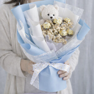 Golden Hug of Love 3 (Chocolate Bouquet)