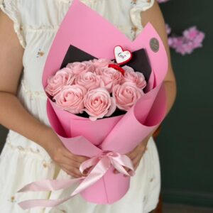 One for My Heart Pink (Soap Flower)