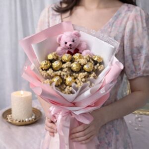 Blush of Sweet Devotion 1 (Chocolate Bouquet)