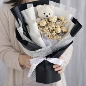 Golden Hug of Love 1 (Chocolate Bouquet)