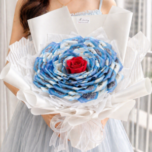 Azure Money Bloom (Money Bouquet)