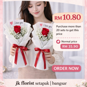 Single Rose ILY (Fresh Flower)