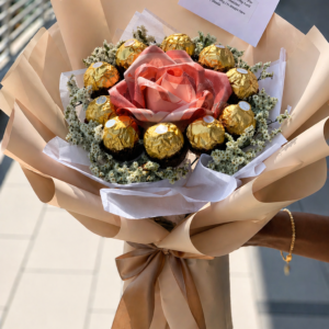 Milk Tea Ferrero (Money Bouquet)