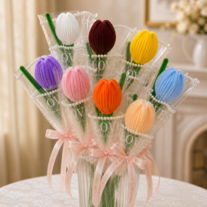 Single Tulips (Chenille Flowers)